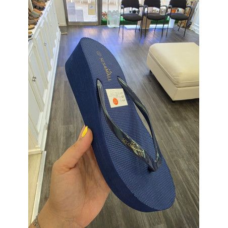 CHANCLA CON CUÑA MARINO