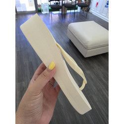 CHANCLA CON CUÑA BEIGE