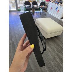 CHANCLA CON CUÑA NEGRO