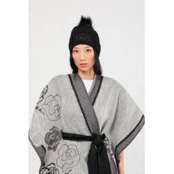 Gorro de punto negro