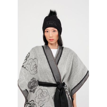 Gorro de punto negro