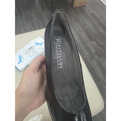 Cópia de ZAPATO PITILLOS PIEL NEGRO