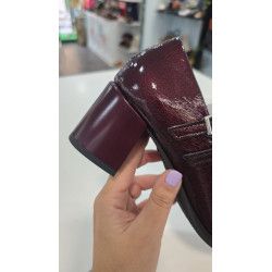 Cópia de Merceditas Pitillos Tacón Hebillas 10137 Negro