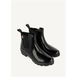 Botas de agua negras para mujer