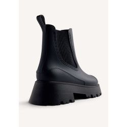 Botas de agua negras para mujer
