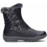 BOTA IMPERMEABLE DE PIEL NEGRO