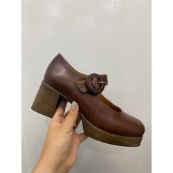 Cópia de Cópia de VALERIAS - MERCEDITAS PIEL NEGRO CON TACÓN