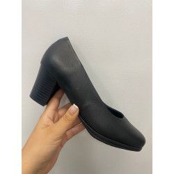 Cópia de Cópia de VALERIAS - MERCEDITAS PIEL NEGRO CON TACÓN