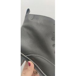 BOTÍN NEGRO PIEL TACÓN 4CM