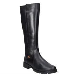 BOTA ALTA GEMELO ANCHO NEGRA 9528