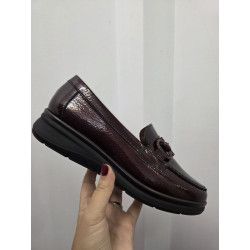 MOCASINES BURDEOS CHAROL 10701