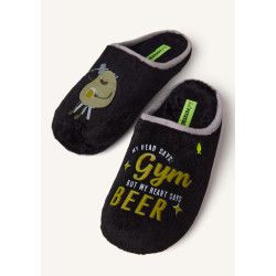 ZAPATILLAS DE CASA PELO GYM