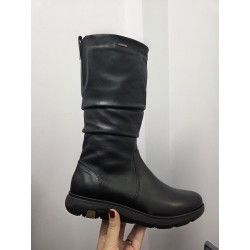 Cópia de Cópia de BOTA ALTA DE PIEL CON ELÁSTICO NEGRO