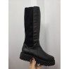BOTA ALTA GEMELO ANCHO NEGRO 2350