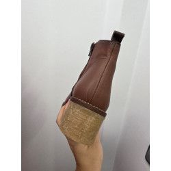 Cópia de BOTÍN NEGRO PIEL TACÓN 4CM