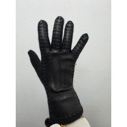 Cópia de Guante de piel sin forrar