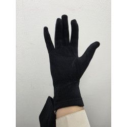 GUANTE PUNTO POLIAMIDA. LISO. NEGRO