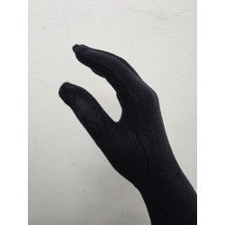 GUANTE PUNTO POLIAMIDA. LISO. NEGRO