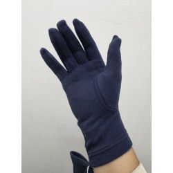 GUANTE PUNTO POLIAMIDA. LISO. MARINO