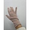 GUANTE PUNTO POLIAMIDA. LISO. NUDE