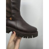 BOTA ALTA GEMELO ANCHO CHOCOLATE 2350