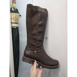 Cópia de BOTA CUERO ANCHA MUJER PIEL