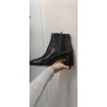 BOTA DE CUERO NEGRA