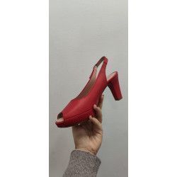 ZAPATO DESTALONADO FLUCHOS ROJO