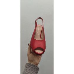 ZAPATO DESTALONADO FLUCHOS ROJO