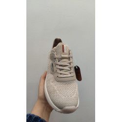 DEPORTIVA ELÁSTICA BEIGE CORONEL