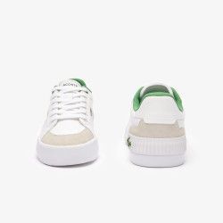 ZAPATILLAS TEXTIL BLANCO Y VERDE LACOSTE