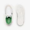 ZAPATILLAS TEXTIL BLANCO Y VERDE LACOSTE