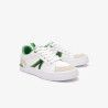 ZAPATILLAS TEXTIL BLANCO Y VERDE LACOSTE