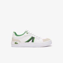 ZAPATILLAS TEXTIL BLANCO Y VERDE LACOSTE