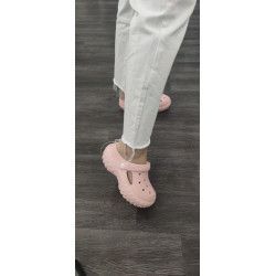 CHANCLA ROSA CON PLATAFORMA