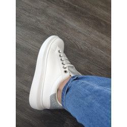 DEPORTIVA PLATAFORMA BLANCO