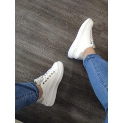 DEPORTIVA PLATAFORMA BLANCO