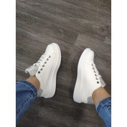 DEPORTIVA PLATAFORMA BLANCO