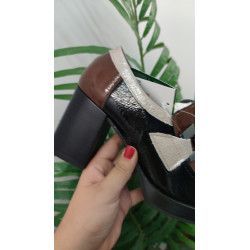 MOCASÍN 8,5CM HEBILLA