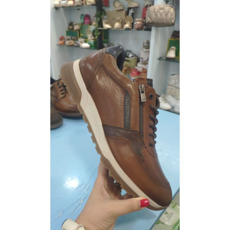 DEPORTIVA PIEL - MARRÓN FLUCHOS