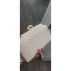 copia de BOLSO DRAPEADO DORADO