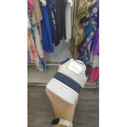 DEPORTIVA LACOSTE T-CLIP azul pastel