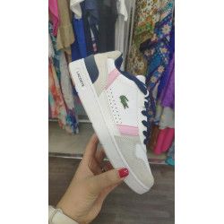 DEPORTIVA LACOSTE T-CLIP azul pastel