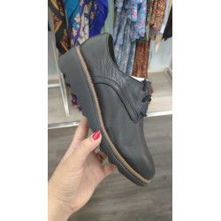 Zapato de Mujer Negro de Piel – Elegancia, Comodidad y Estilo