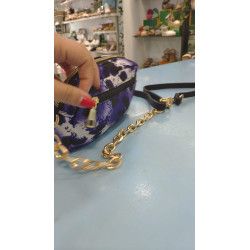 BANDOLERA LEOPARDO MORADO