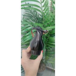 Cópia de Cópia de Cópia de Manoletina Negro/ Leopardo con tira