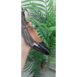 Cópia de Cópia de Cópia de Manoletina Negro/ Leopardo con tira