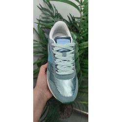 Metalizada green con cordones