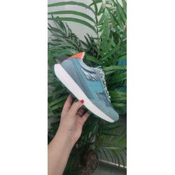 Metalizada green con cordones