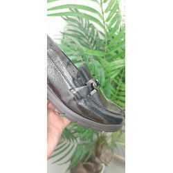 MOCASÍN CHAROL - FLUCHOS HEBILLA PLOMO